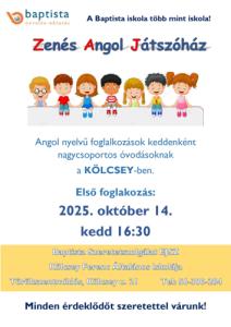 Zenés Angol Játszóház