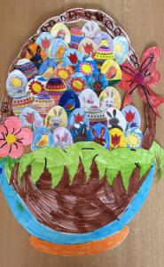 Húsvéti ünnepköri csoportközi foglalkozás a napköziben