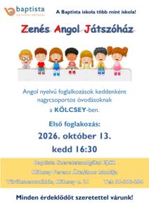 Zenés Angol Játszóház