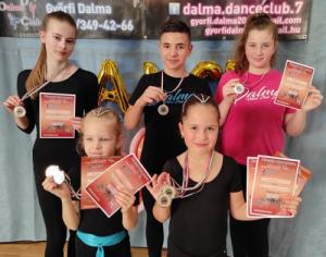 Sikerek a Dalma Fashion dance minősítő táncversenyen